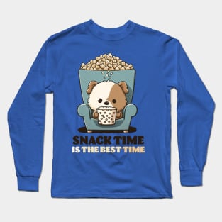 Snack Time is the BEST Time Long Sleeve T-Shirt